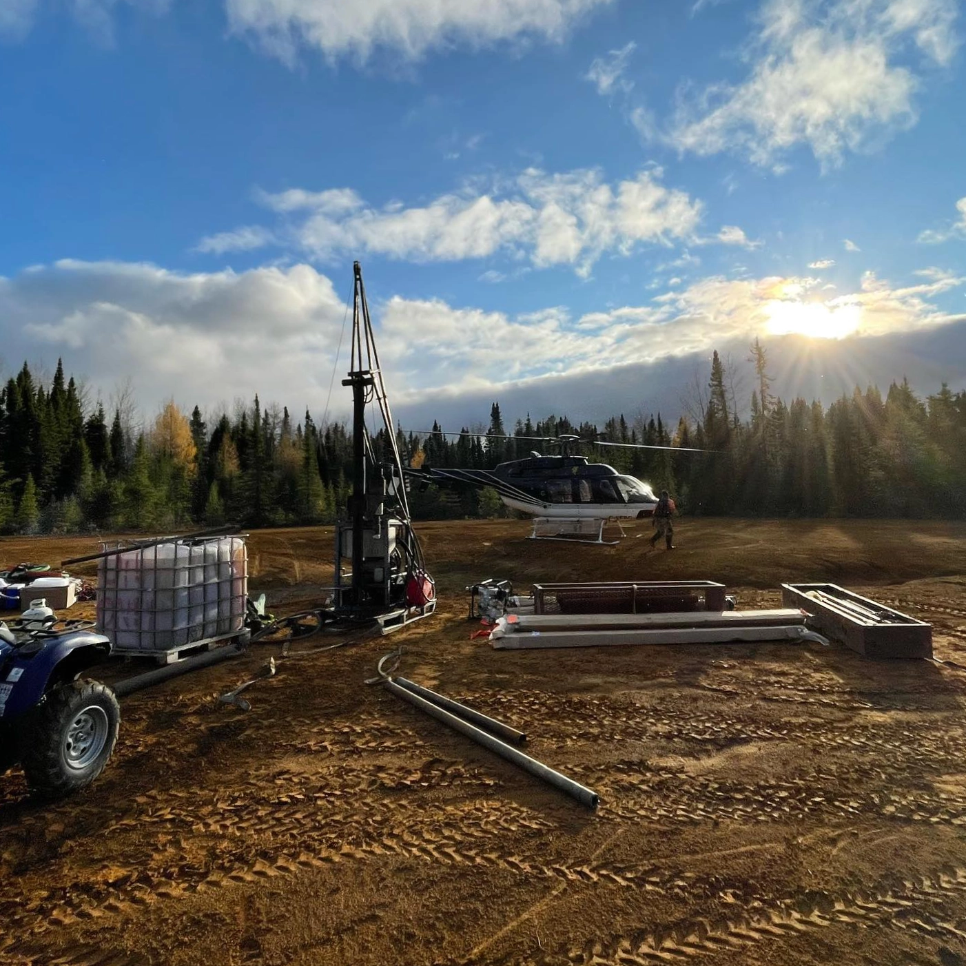 Compact track-mounted drilling rig built for limited-access projects